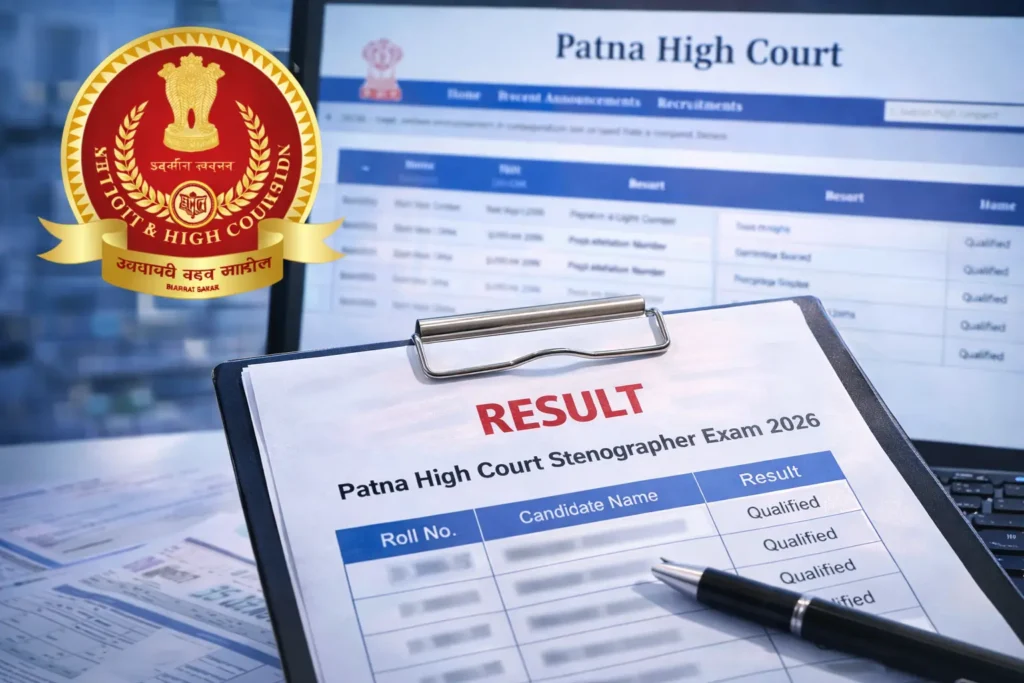 Patna High Court Stenographer Result 2026 OUT: Download Group C Result Now