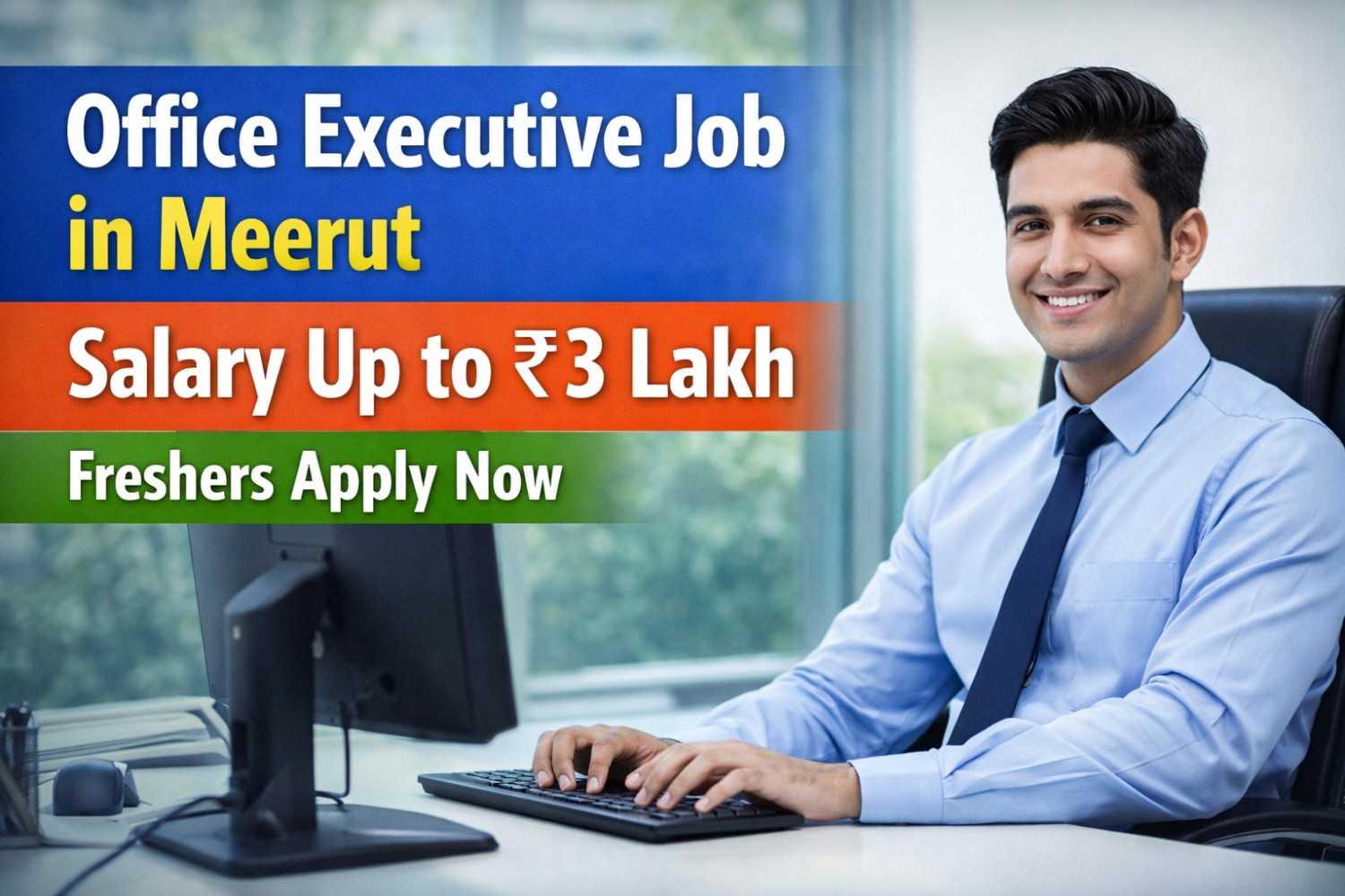 Office Executive Job in Meerut – Salary Up to ₹3 Lakh, Freshers Apply Now