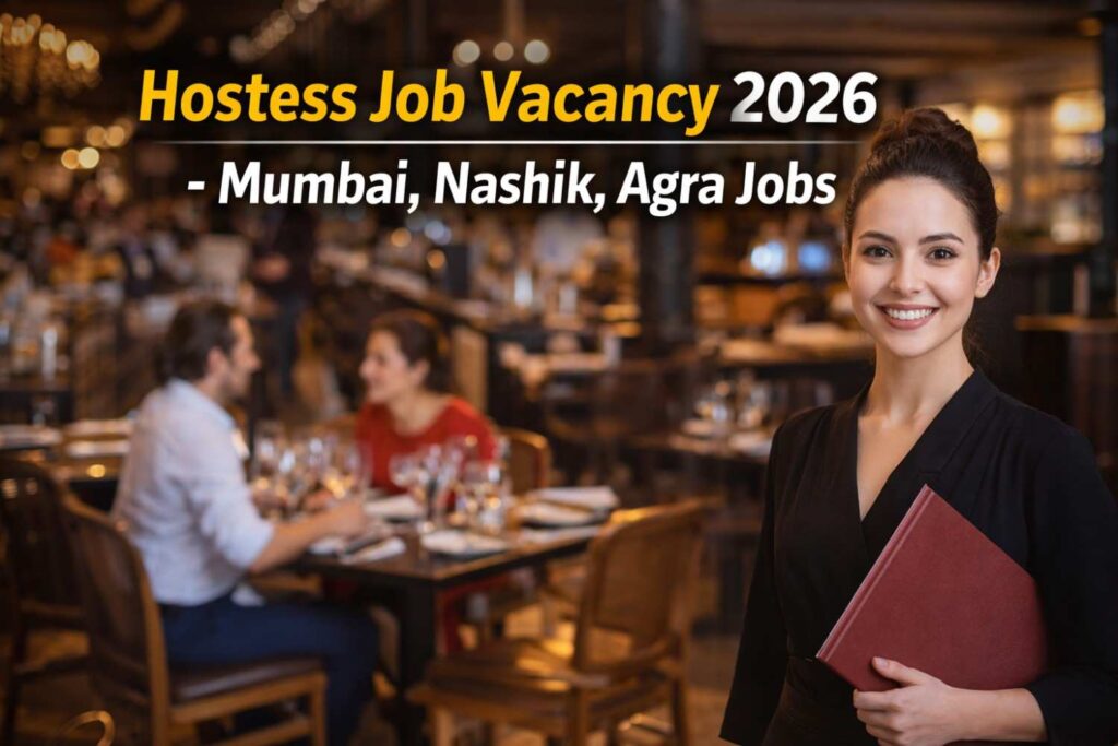 Hostess Job Vacancy 2026 - Mumbai, Nashik, Agra Jobs